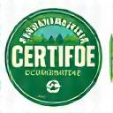 Bæredygtighedscertifikat badge