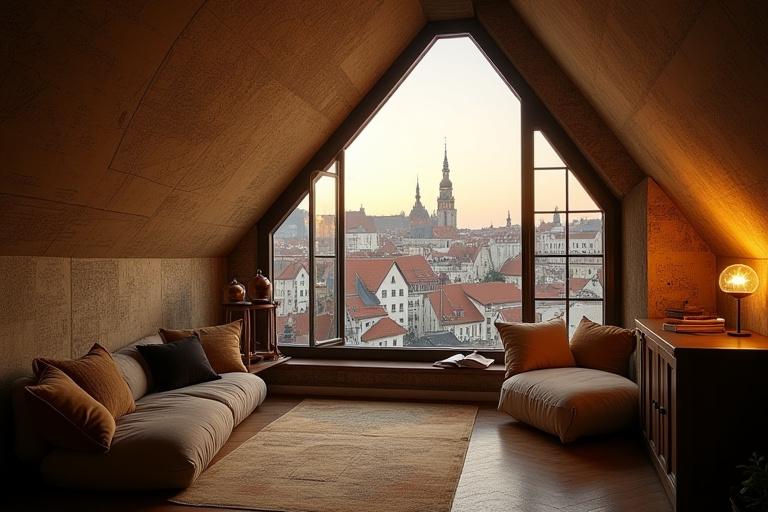 Cassiopeia Loftet med stor vinduesudsigt